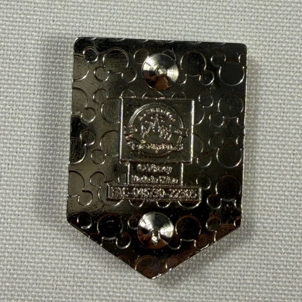 Disney 100‎ VIP Tours Pin Silver Tone Anniversary Shield Disney